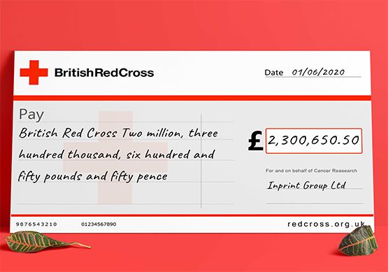 Rigid Foamboard Cheques
