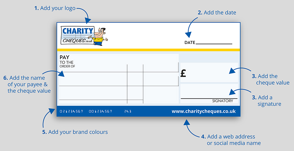 Charity Cheque Artwork Guide